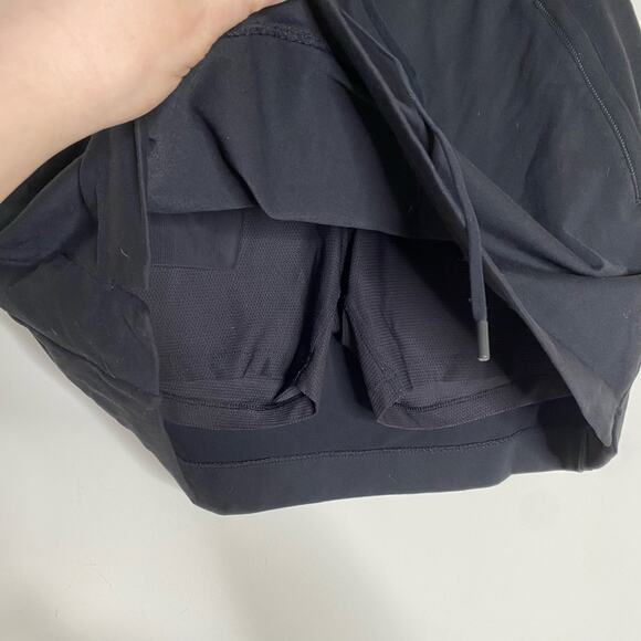 ATHLETA Black Modern Metro Drawstring Mini Skort Size Small - Picture 5 of 9